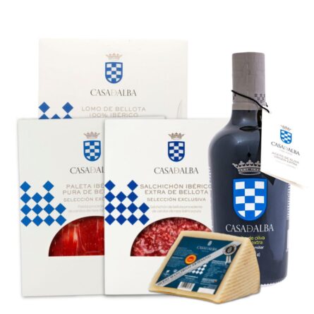 Cesta regalo de productos gourmet Liria