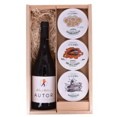 pack vino autor y conservas