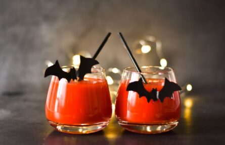 Cóctel de Halloween con Licor de Limón