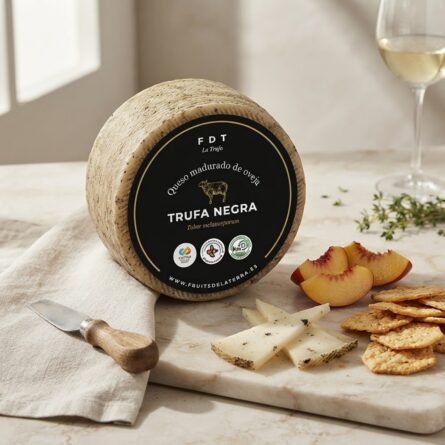 queso de trufa negra maridado