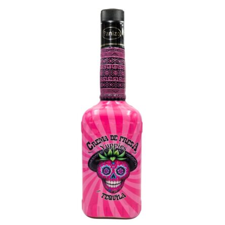 Crema de fresa con Tequila Yuppies