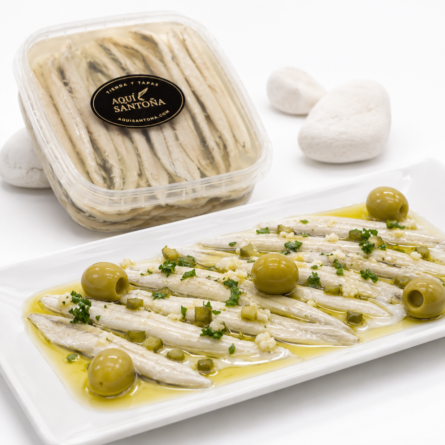 plato de boquerones en vinagre