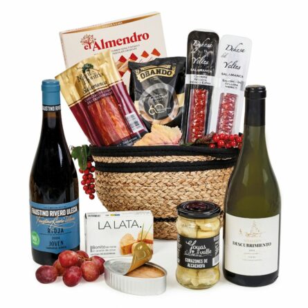 Contenido de la cesta gourmet 208