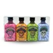 Pack de 4 miniaturas de Tequila Yuppies: cremas de fresa, melón, mango y tequila
