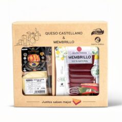 Pack gourmet de queso castellano añejo DM y membrillo natural Santa Teresa de 350 g